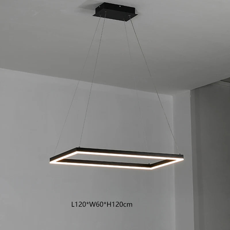 Living room pendant lamp 2024 new simple modern atmosphere hall main lamp Nordic creative designer restaurant lamp
