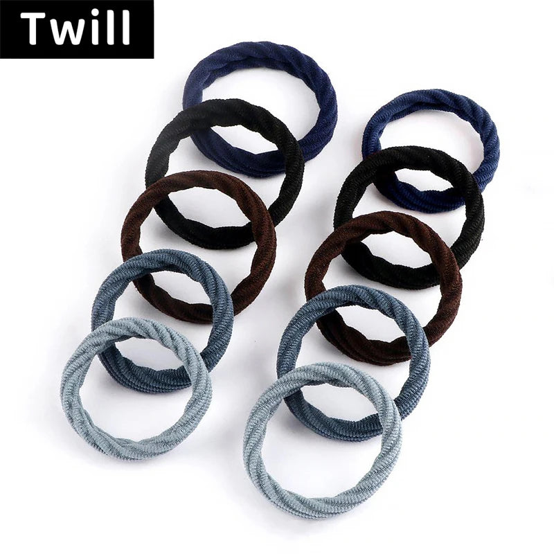 10PCS Women Girls Simple Basic Elastic Hair Bands Ties Scrunchie Ponytail Holder Rubber Bands Fashion Headband Hair Accessories