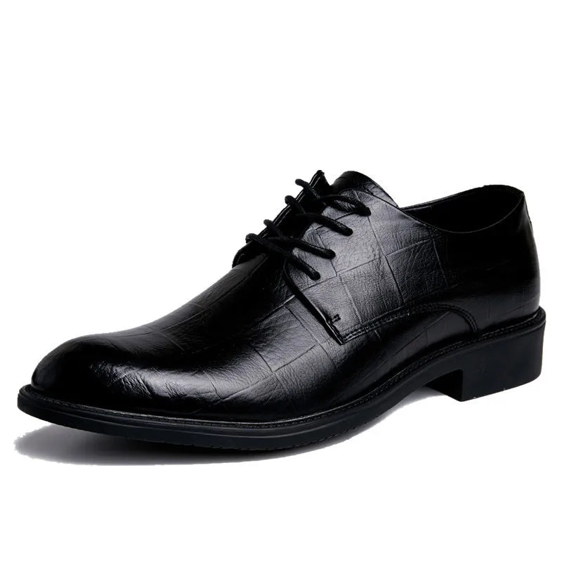 New Black Men Suit Shoes Party Men's Dress Shoes Italian Leather Zapatos Hombre Formal Shoes Men Office Sapato Social Masculino