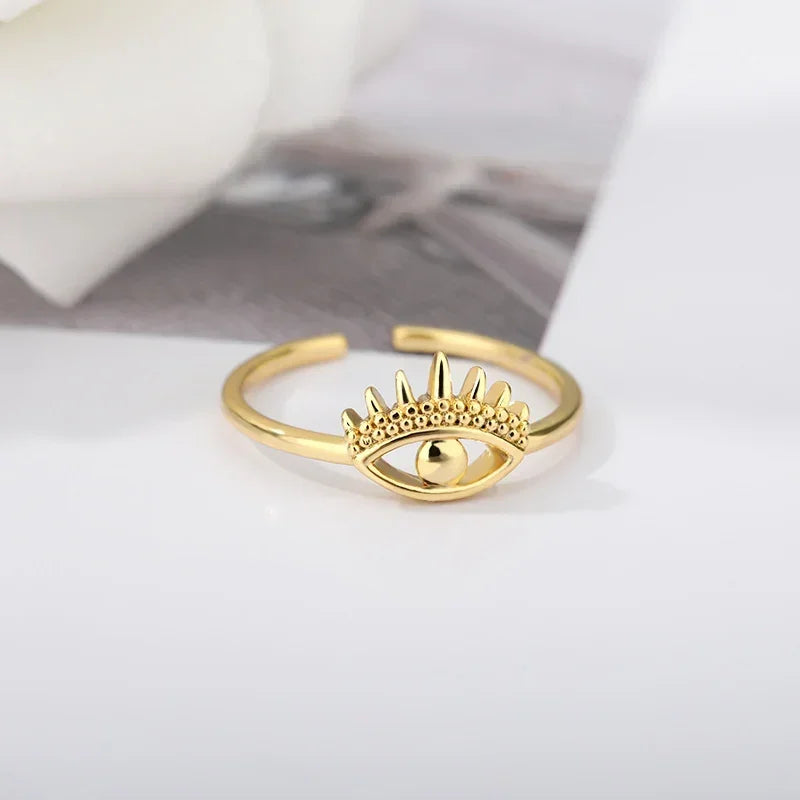 Stainless Steel Rings for Women Aesthetic Heart Gold Color Wedding Ring Vintage Waterproof Wedding Jewelry Prom Accessories Gift