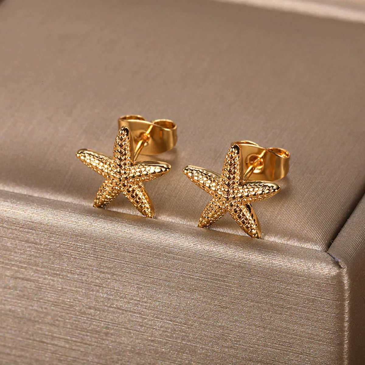Little Star Fish Stud Earrings For Women Children Minimal Starfish Earings Fashion Summer Beach Jewelry Gift Accessories - Clikcy