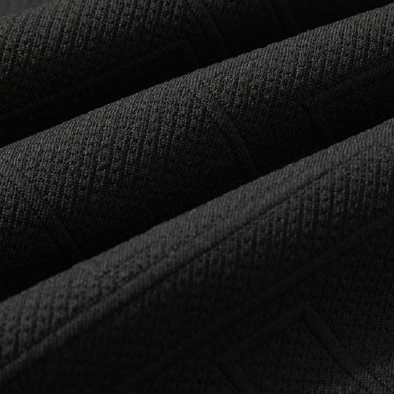 2025 New in Men's Hoodie Half Zip Long Sleeve Oversize Hooded Sweatshirt Male Spring Clothes Loose Fit Zip-up Golf Wear Big Size - Clikcy