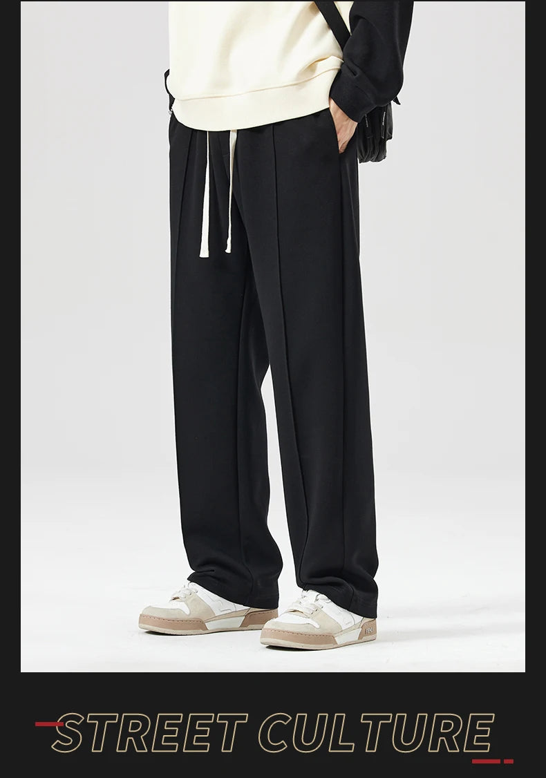 CAAYU Men's Jogger Sweatpants Fashion Hip Hop Japanese Streetwear Drawstring Casual Baggy Trousers Sports Loose Gray Pants Mens - Clikcy