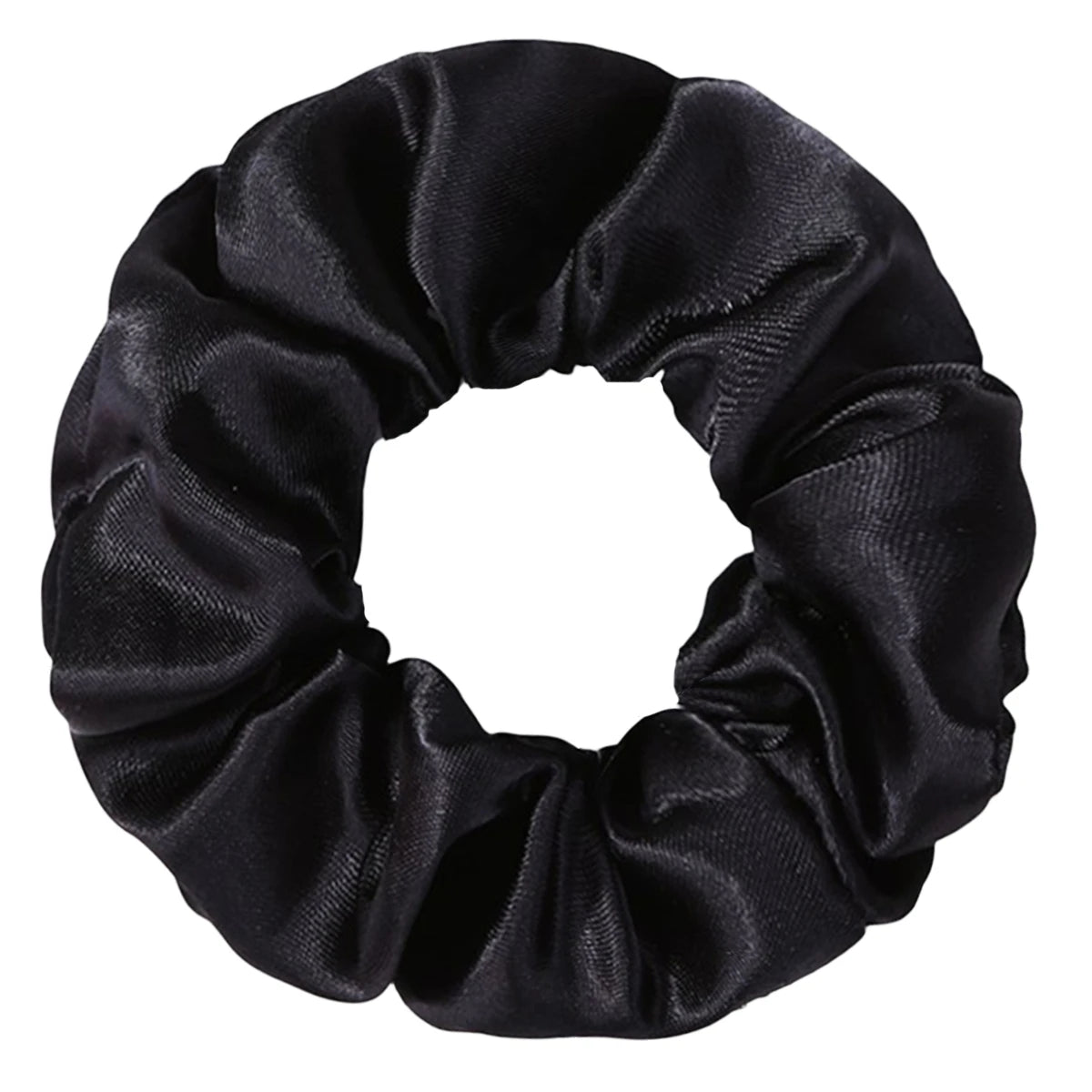 12PCS Soft fashion Satin Colorful Intestine Hair Band Hair Accessories hair scrunchies Headwear For Ponytail Cute Causal Women - Clikcy