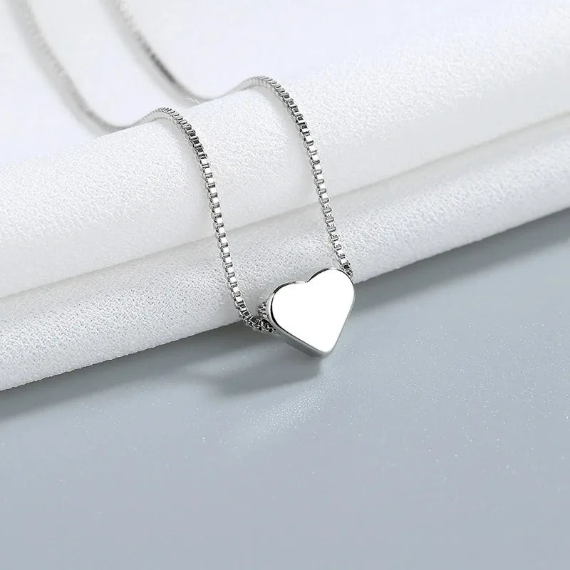 2Pcs/Set Simple Puzzle Heart Matching Pendant Couple Matching Necklace Couple Good Friends Ladies Men Hip Hop Sweater Chain - Clikcy