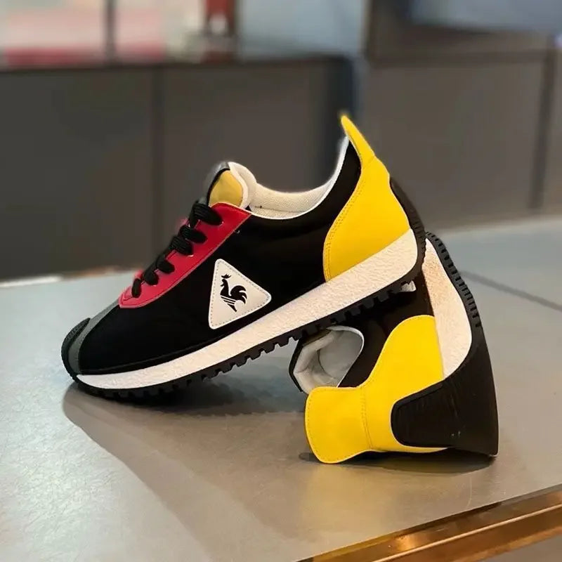 Official-website 2025 Men's Casual Sneakers Summer Comfortable Breathable Lace-up Running Shoes Men's Outdoor Soft-soled Shoes - Clikcy