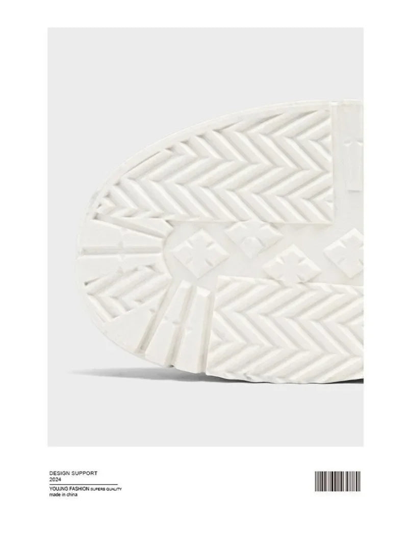 2025Summer Fashion Designer Men Half Slipper Breathable Casual Platform Shoes Lightweight Sneakers Outdoor Walking Flats Loafers