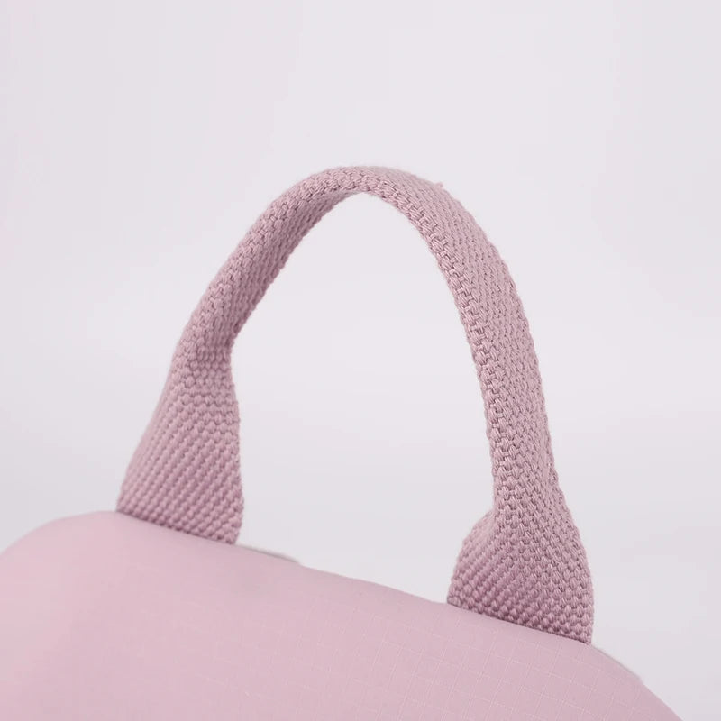 New High Quality Nylon Women Back Pack Solid Color Waterproof Travel Backpack Casual School Bags Girls Shoulder Bag Sac A Dos - Clikcy