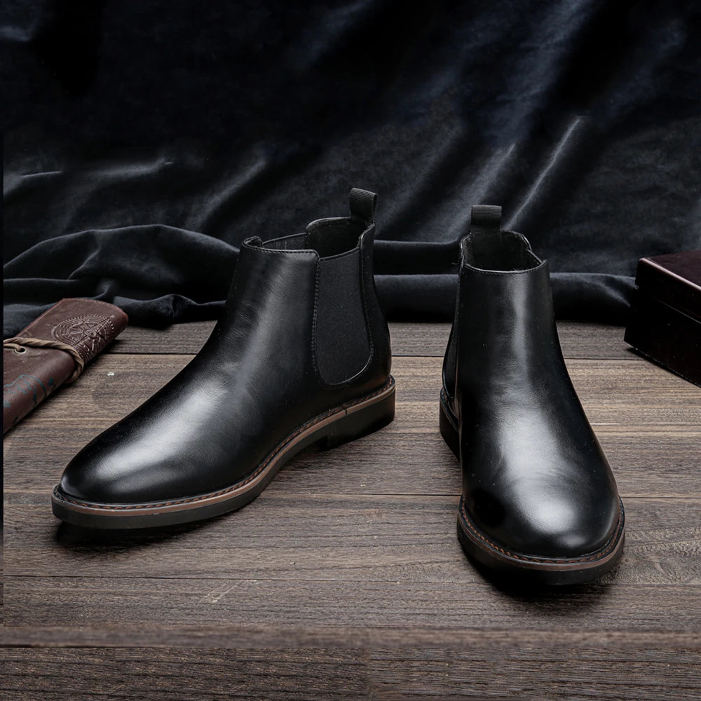 40~46 Men Chelsea Boots Brand Retro Comfortable Fashion Men Boots - Clikcy