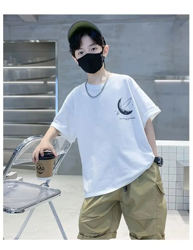 Kids Clothes Clothing For Boys T Shirts Boy Child Tee Shirt Children's T-shirts Summer  Short T-shirt Tops - Clikcy