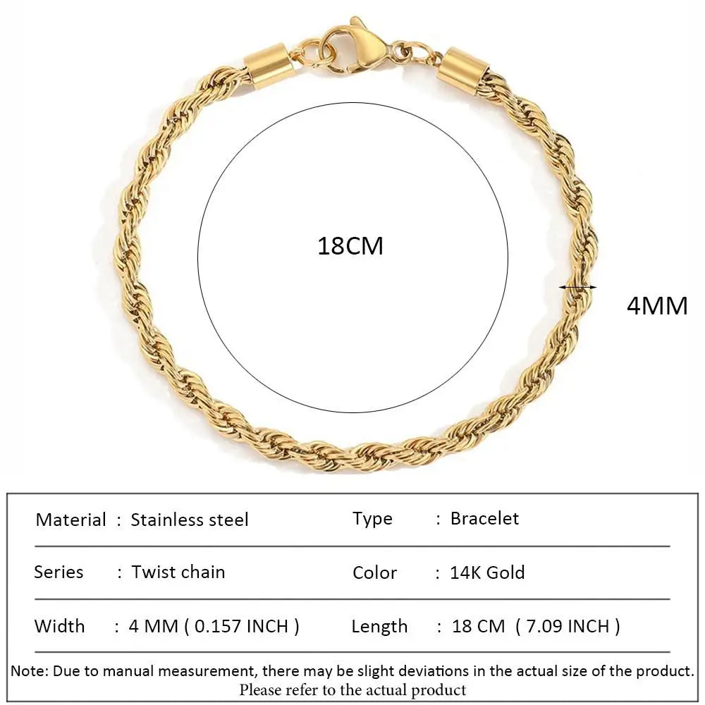 SUNIBI Classic Snake Chain Bracelets for Women Trend  Fashion Stainless Steel Cuban Chain Bracelet Trendy Woman Gifts Jewelry
