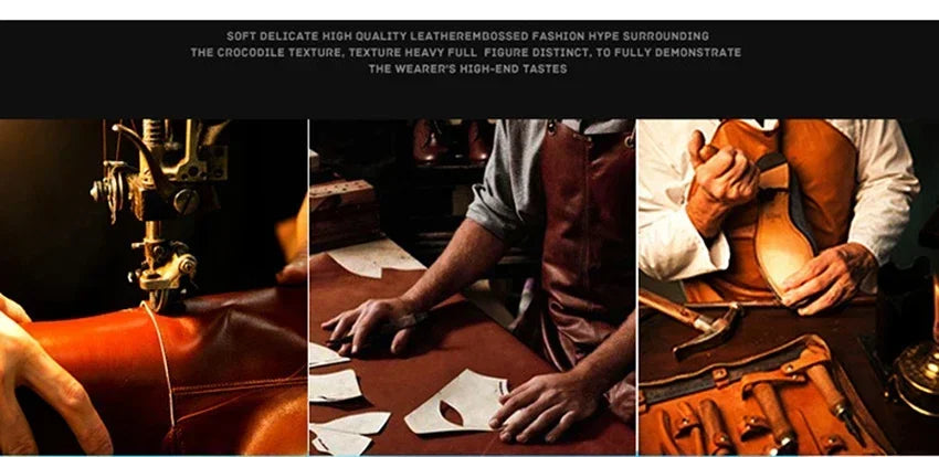 Men's Casual Leather Shoe Spring 2024 Men's Shoes Comfortable Silp on Work Shoes Male Soft Non-slip Loafers Summer Flat Shoe