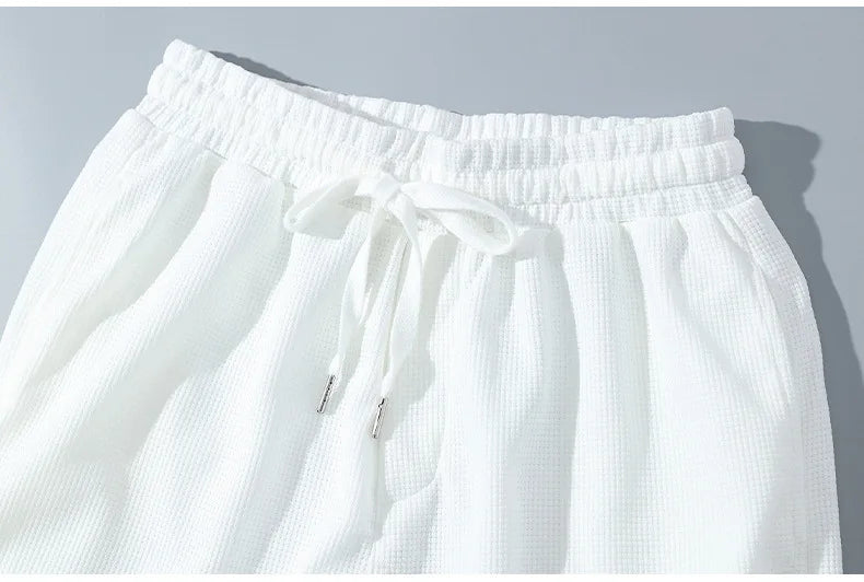 High Quality Men's Korea Comfortable and Summer  Fashion Print Sports Suit Fitness Jogging Daily Casual Wear Beach Shorts Set - Clikcy