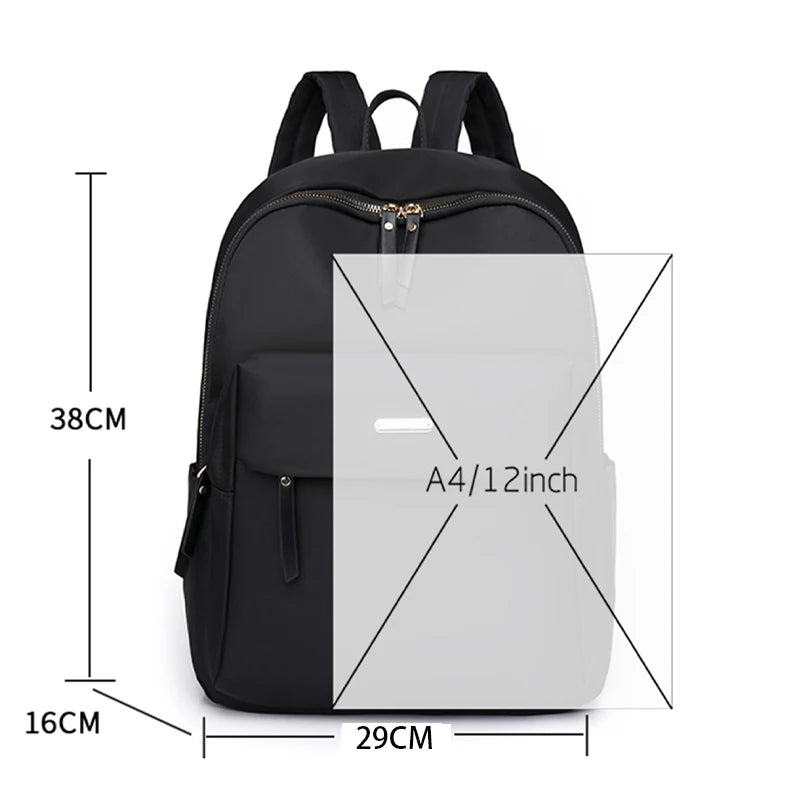 Large Capacity Backpack Woman Waterproof Nylon Back Pack for Women Fashion Ladies Multifunctional Bagpack Outdoor Travel Bag - Clikcy