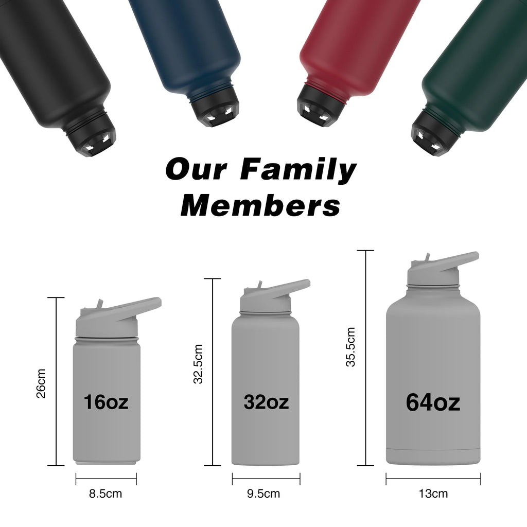 900ML Stainless Steel Thermal Mug with Handle Large Capacity Insulated Cup Office and Home Tumbler Outdoor Sports Water Bottle - Clikcy