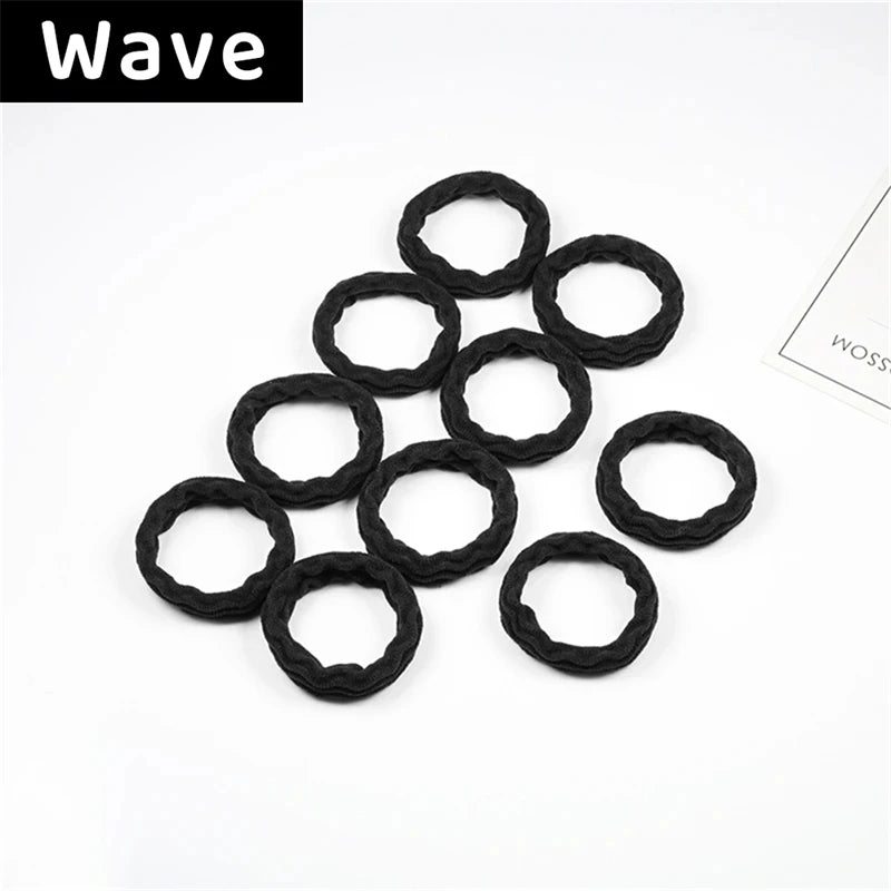 10PCS Women Girls Simple Basic Elastic Hair Bands Ties Scrunchie Ponytail Holder Rubber Bands Fashion Headband Hair Accessories - Clikcy