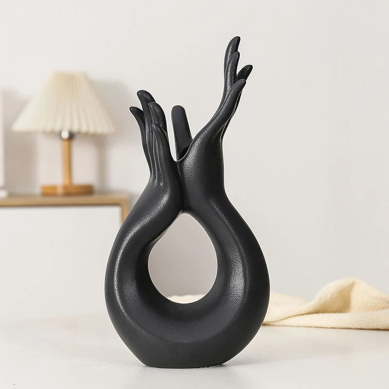 Ceramic vase ornament living room decor miniature item offices decoration accessories home & garden figurine bedroom decorations - Clikcy