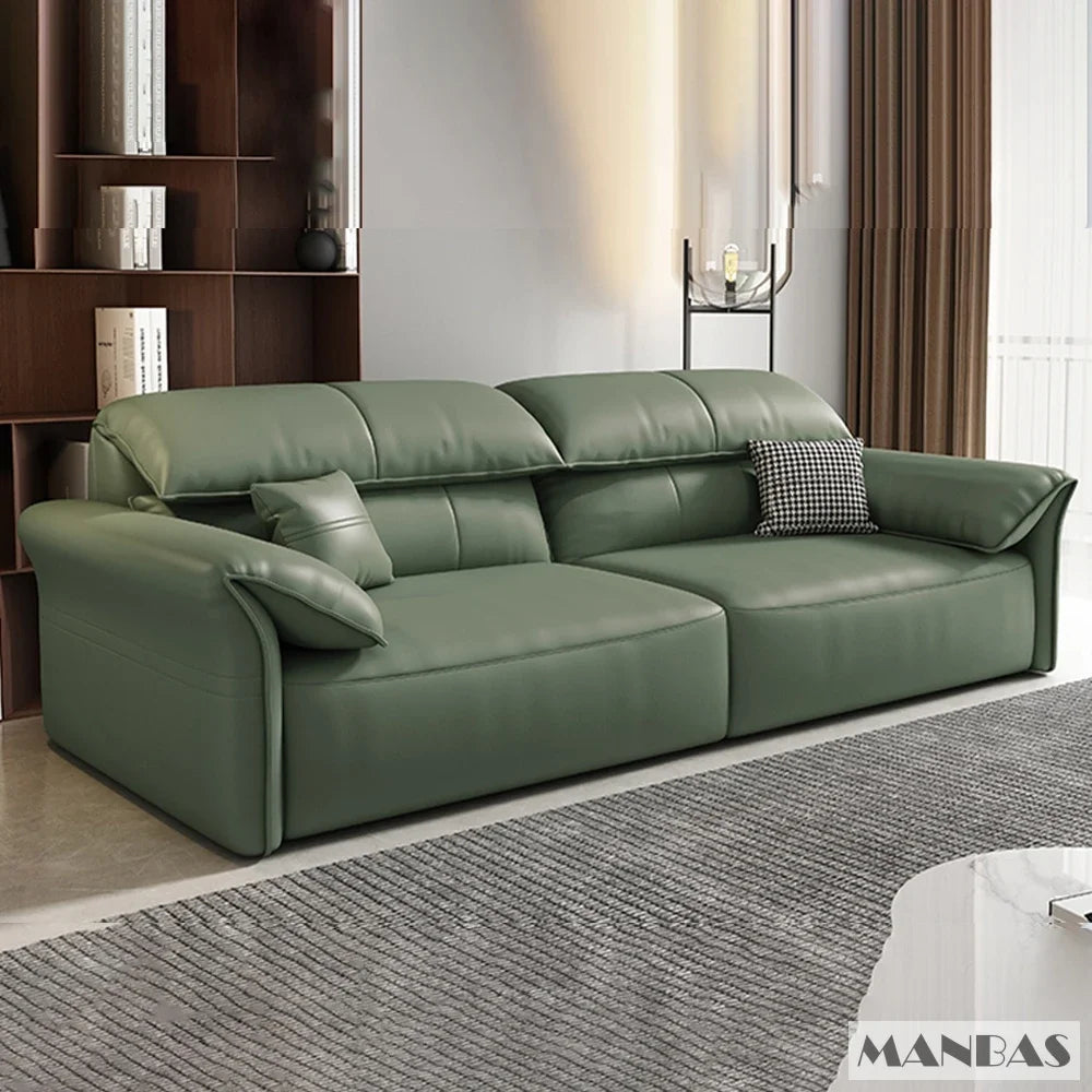 Linlamlim Electric Sofa Convertible for Cinema Living Room | Genuine Leather Electric Multifunction Sofa Bed | Folding Sofa Beds - Clikcy