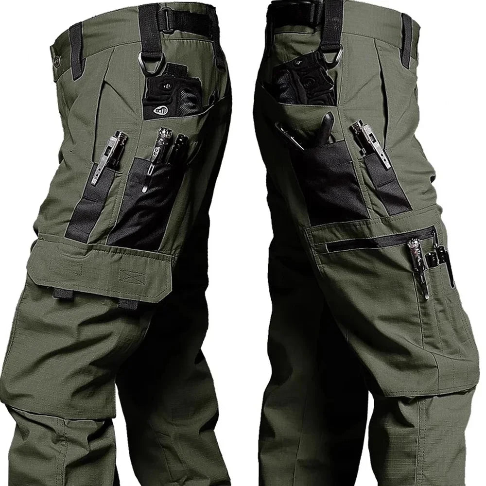 Tactical Pants Men Waterproof Waterproof pants men Combat Trousers Outdoor Multi-pocket Wear-resistant Cargo Pant - Clikcy