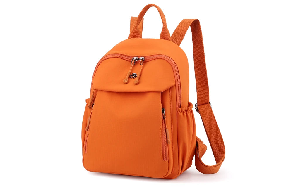 Waterproof Nylon Backpack Women Casual Simple Daypack Large Capacity Schoolbag for Girls Lightweight Back Pack Ladies Travel Bag - Clikcy