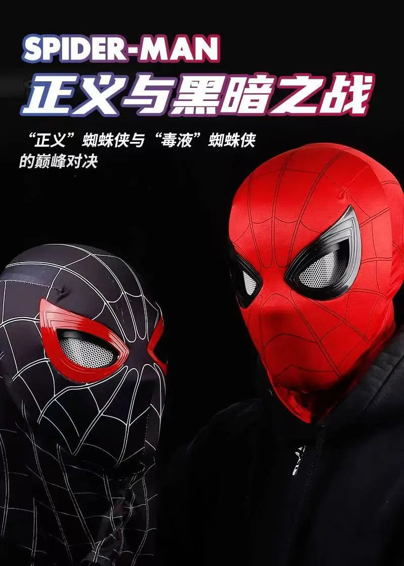 Adult Spiderman Mask Superhero Spider-Man Kids Spiderman Mask Child Funny Adult Spider-Man Mask Anime Halloween Cosplay Costume - Clikcy