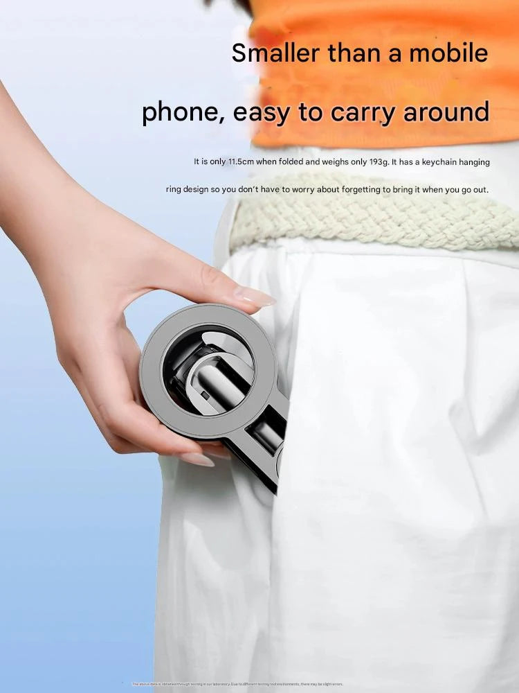 4-in-1 Multi-function Selfie Stick with Wireless Remote Control | Magnetic, Cell Phone Clip Dual Combination, 360° Rotation - Clikcy