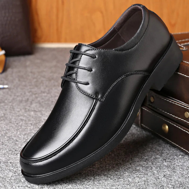 spring autumn New men's business shoes Men's Formal Skin Shoes Casual  fashion Men sneakers Social Elegant trend flat Zapatos - Clikcy