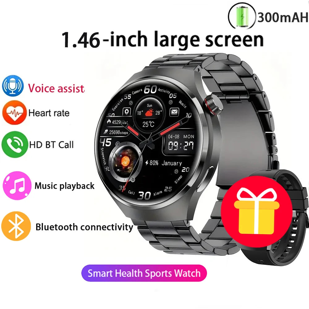 2025 New Smart Watch Men For Huawei Watch 4 Pro 360*360 HD Screen Heart rate Bluetooth Call Health Monitoring Sports Smartwatch - Clikcy