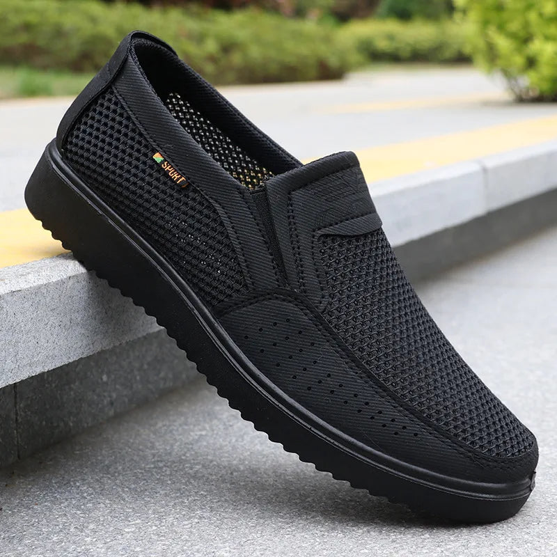 Comfortable Men Casual Shoes Breathable Mesh Summer Men Shoes New Non-slip Lightweight Shoes for Men 2024 - Clikcy