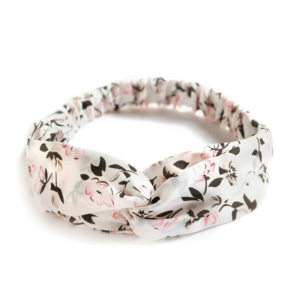 2024 Fashion Women Girls Bohemian Hair Bands Print Headbands Vintage Cross Turban Bandage Bandanas HairBands Hair Accessories