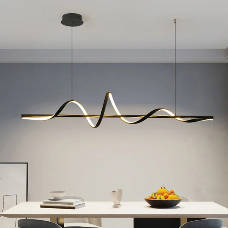 Modern LED Pendant Lights Dining Table Ceiling Chandelier Home Decoration Living Room Hanging Lamps Kitchen Bar Lusters Fixtures - Clikcy