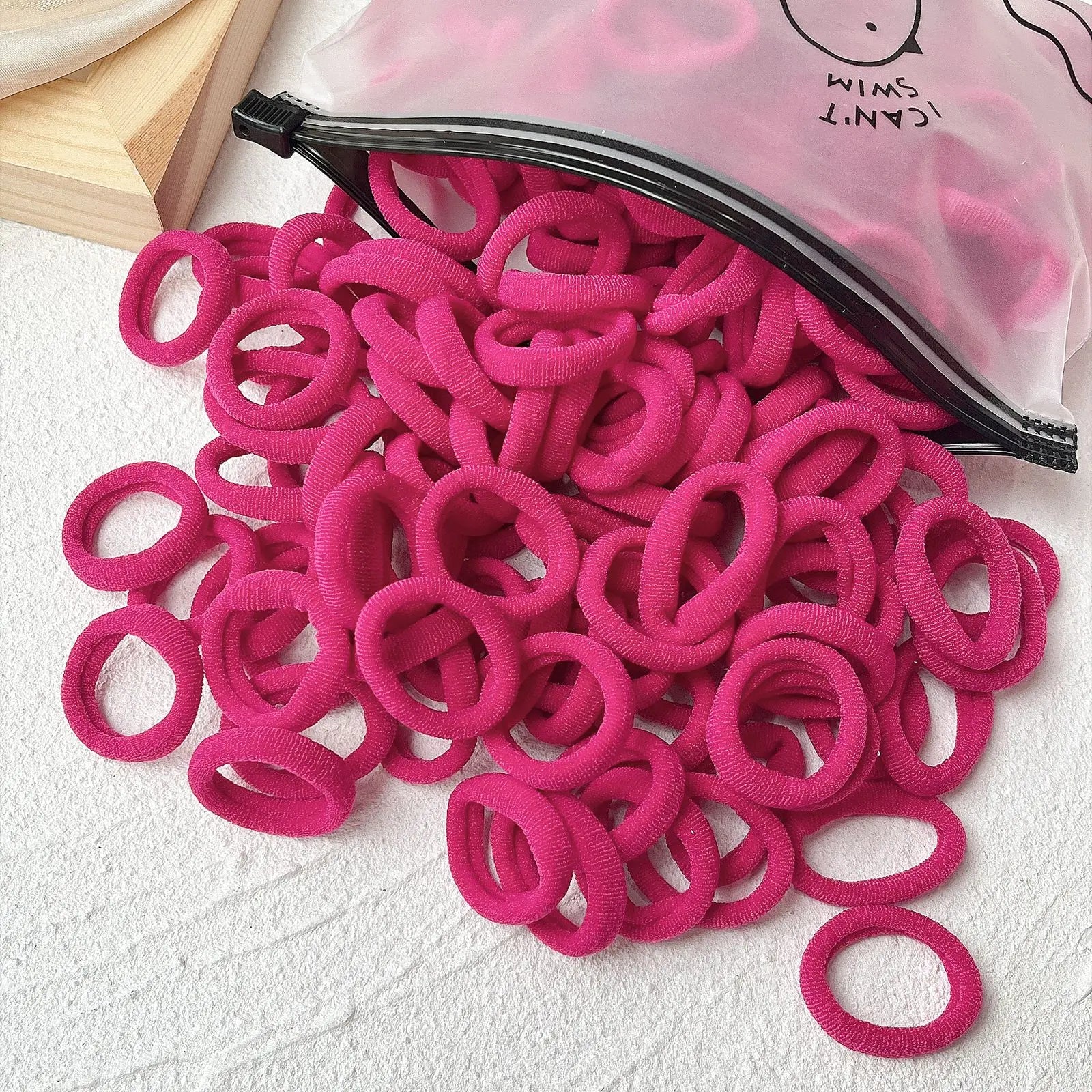 20/50pcs Kids Elastic Hair Bands Girls Sweets Scrunchie Rubber Band for Children Hair Ties Clips Headband Baby Hair Accessories - Clikcy