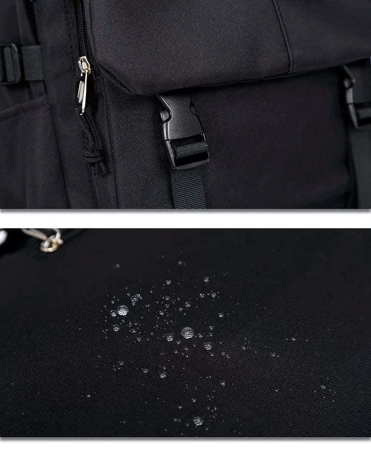 Japanese Style Oxford Backpacks Men Large-capacity Outdoor Men's Backpacks Multiple Pockets Travel Back Bag Students Schoolbags - Clikcy