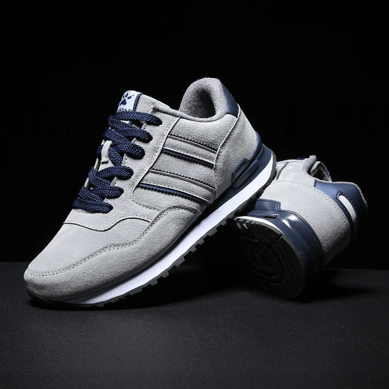 Artificial Leather Men Causal Shoes Male Spring Men Casual Light Shoes Sneakers Lac-up Flats Breathable Outdoors Sapato - Clikcy