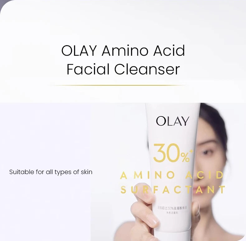 OLAY Face Cleanser Dense Foam Gentle Skin Care with Amino Acid Deep Clean Skin - Clikcy