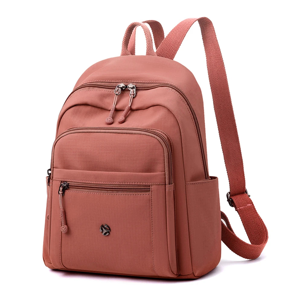 Waterproof Nylon Back Pack Women Multi Pockets Backpacks for Student Daypack Big School Bag Ladies Large Capacity Travel Bag - Clikcy