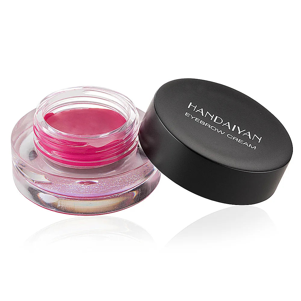 Colorful Eyebrow Gel Eyebrow Dye Glue 12 Colors Rainbow No Fading Dye Eye Brow Paint with Brush Lasting Brow Makeup Cosmetics