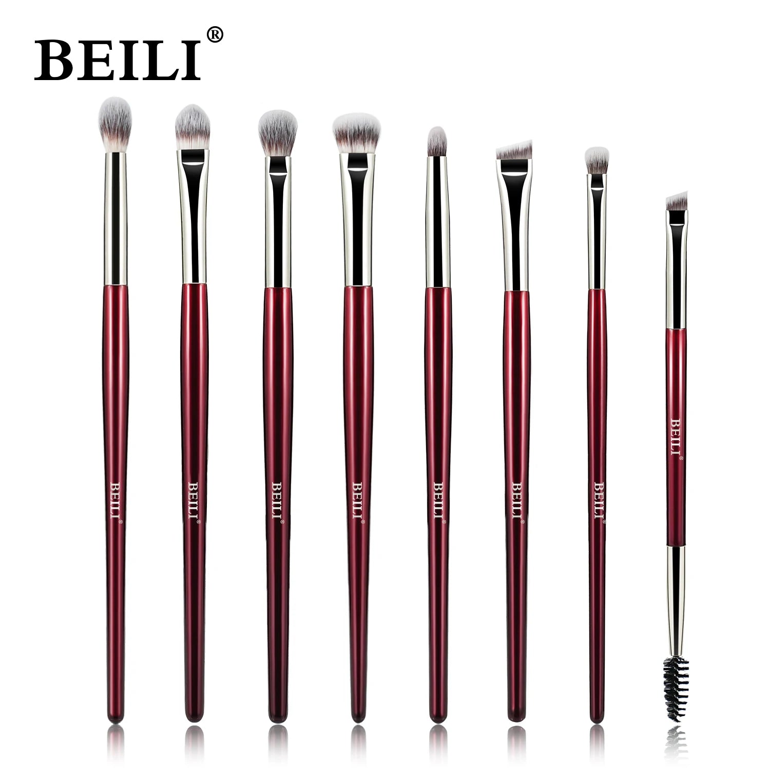 BEILI Professional Makeup Brushes 9/15/30Pcs for Foundation Contour Eyeshadow Blending Synthetic Hair Cosmetics Brush Set - Clikcy