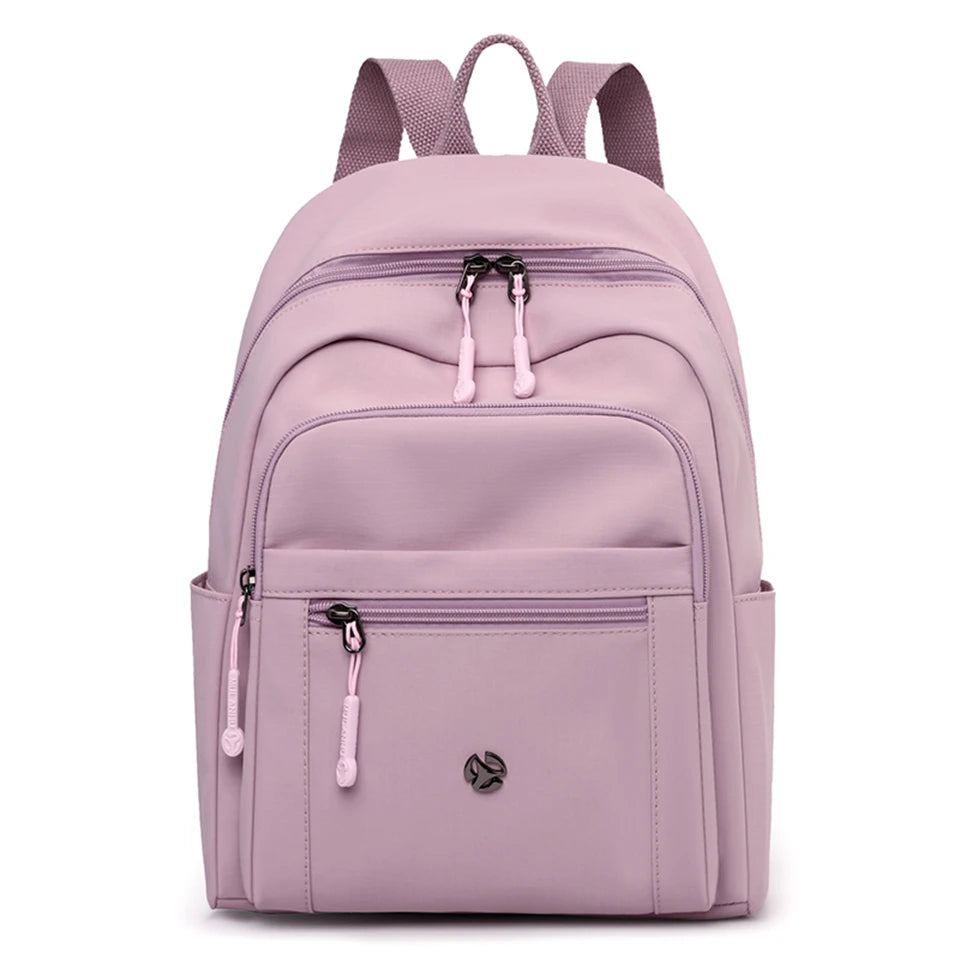 Waterproof Nylon Back Pack Women Multi Pockets Backpacks for Student Daypack Big School Bag Ladies Large Capacity Travel Bag - Clikcy