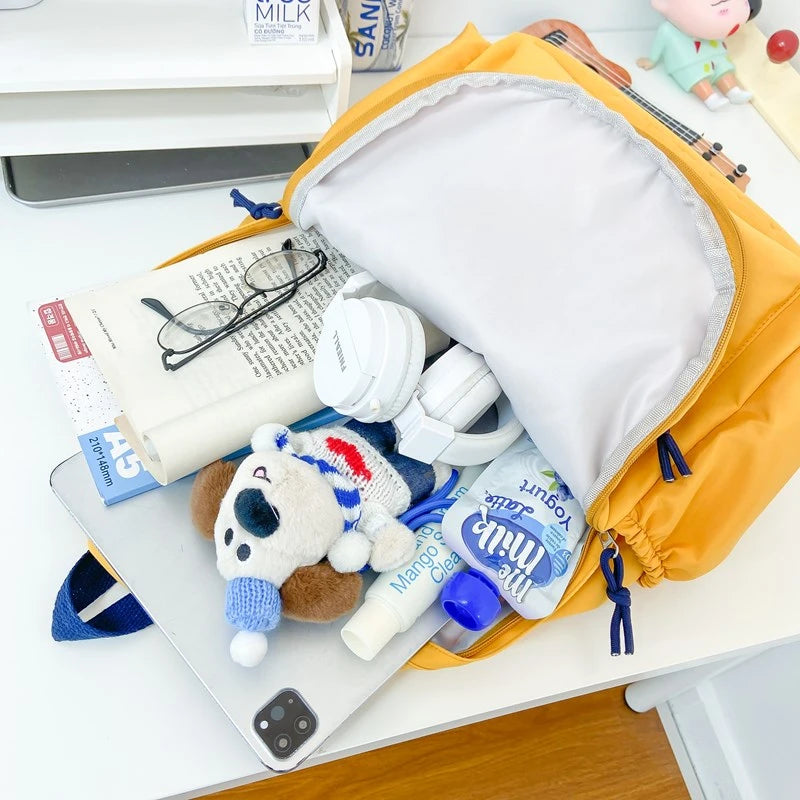 Backpacks for Students High Capacity College Women Backpack Trendy Laptop School Bag Girl BookBag Travel Backpack Aesthetic Bags - Clikcy