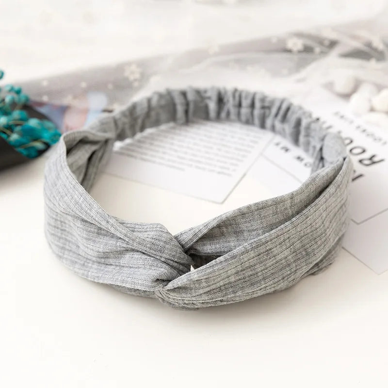 2024 New Design Fashion Women Summer Style Headbands Bohemian Girl Cross Turban Bandage Bandanas Hairbands Hair Accessories - Clikcy