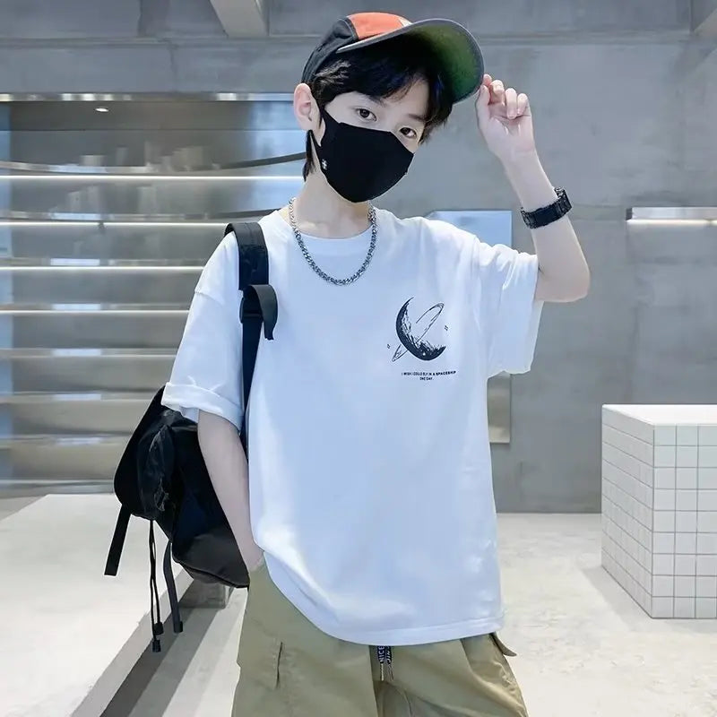 Kids Clothes Clothing For Boys T Shirts Boy Child Tee Shirt Children's T-shirts Summer  Short T-shirt Tops - Clikcy