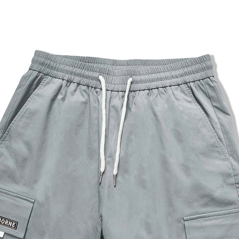 Fashion Lightweight Cargo Pants Summer Breathable Casual Sweatpants 2/1Pcs Hip-Hop Drawstring Trousers Outdoor High Street Pants - Clikcy