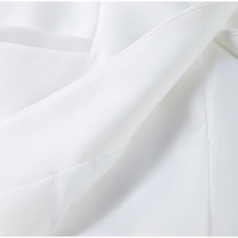 Urban Solid Blazer Skirt Set Women Slim O-neck Single Breasted Jacket Mini A-line Skirt 2025 Spring Elegant Lady Office Outfit - Clikcy