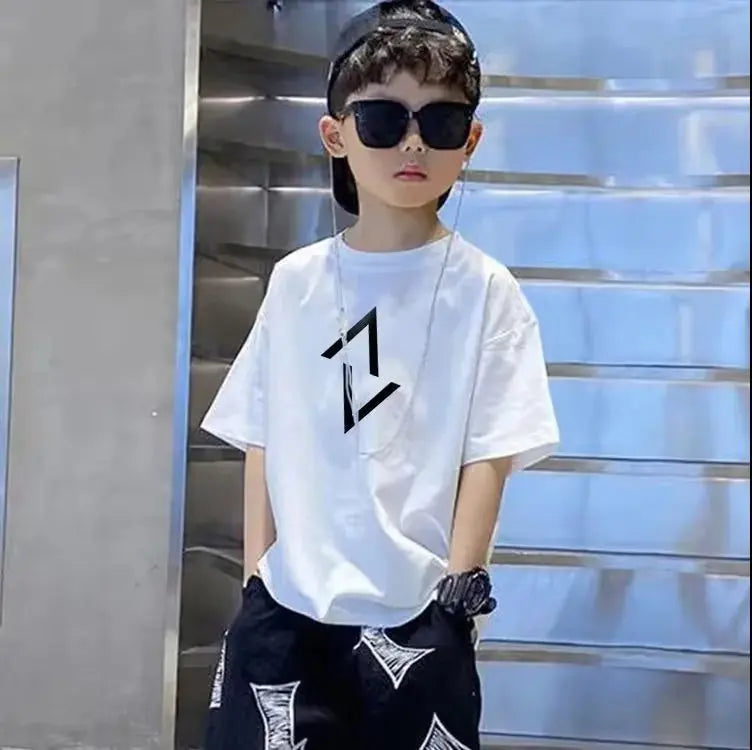 Summer Oufi T Shirt Children's T-shirts Clothes For Teenagers Clothing T-shirt Tops Boy Boys 6yrs 12yrs Short Sleeve Tee Teenage - Clikcy
