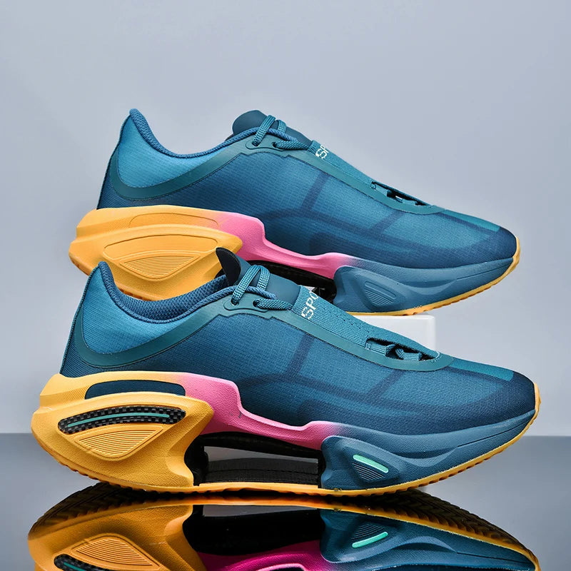 High Quality Running Shoes Brand Designer Sports Jogging Shoes Mesh Breathable Comfy Cushioning Sneakers Fitness Training Shoes