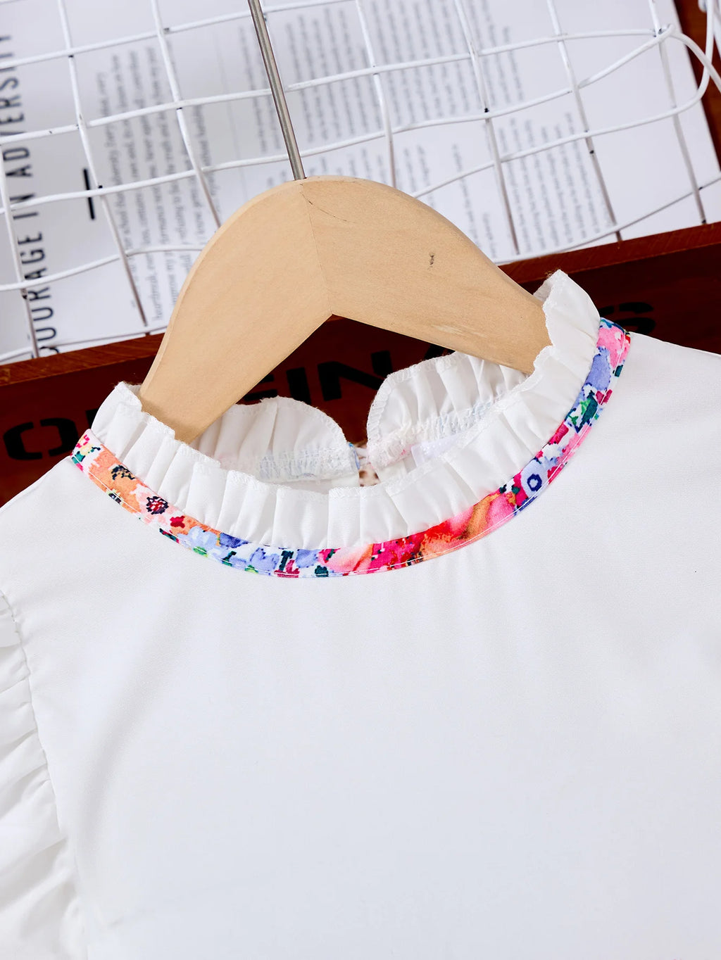 New Kids Girl Dress Summer Floral with Bow Fashion White Vestidos Short Sleeve Children Clothing Outfits Casual Daily Dresses - Clikcy