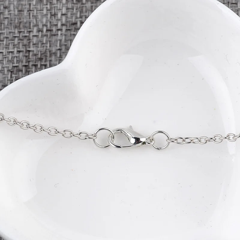 1Pcs "MY DAD MY HERO" Men's and Women's Necklace Square Carved Letter Pendant Accessories Father's Day Gifts pulsera hombre - Clikcy