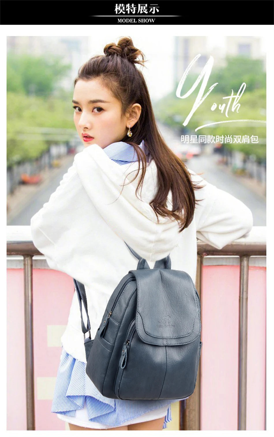 High Quality Soft Leather Backpacks Purses for Women Casual Daypack Vintage Bagpack School Bags for Teen Girls Mochilas Rucksack