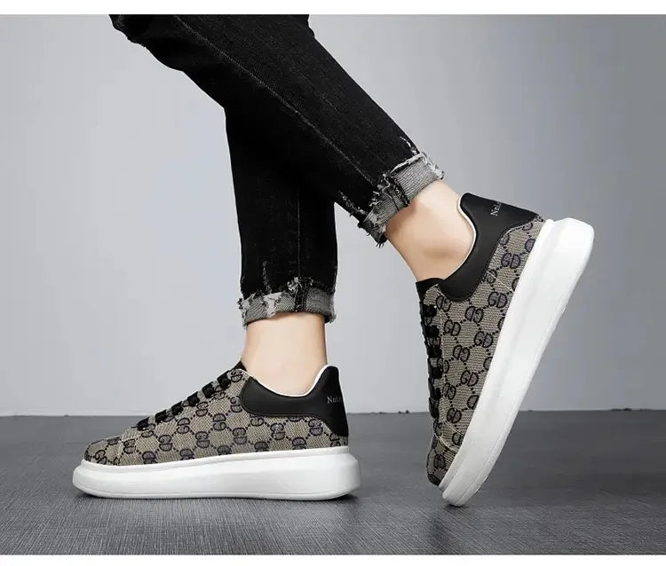 Canvas shoes, spring new men's shoes, student flat casual board shoes, trendy and versatile men's shoes, men's shoes - Clikcy